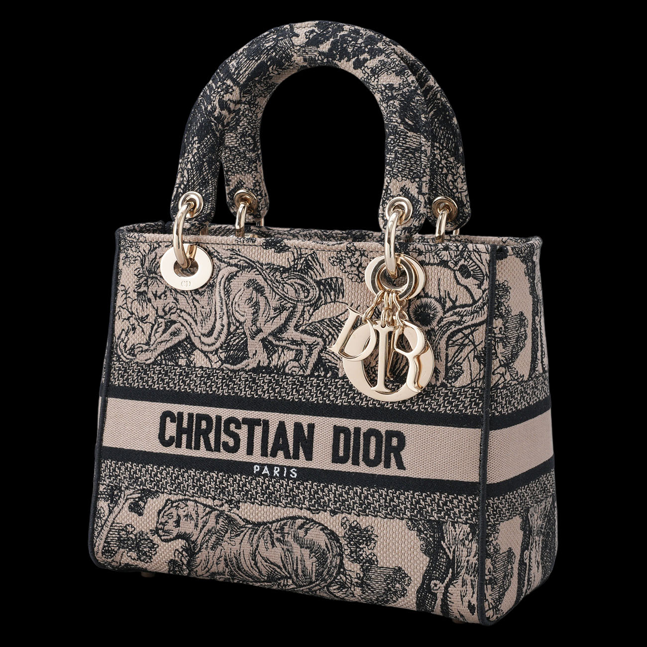 CHRISTIAN DIOR(USED)크리스찬디올 레이디백 D-LITE 미듐